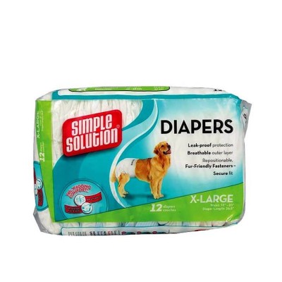 Simple Solution Dog Disposable Diaper X- Large